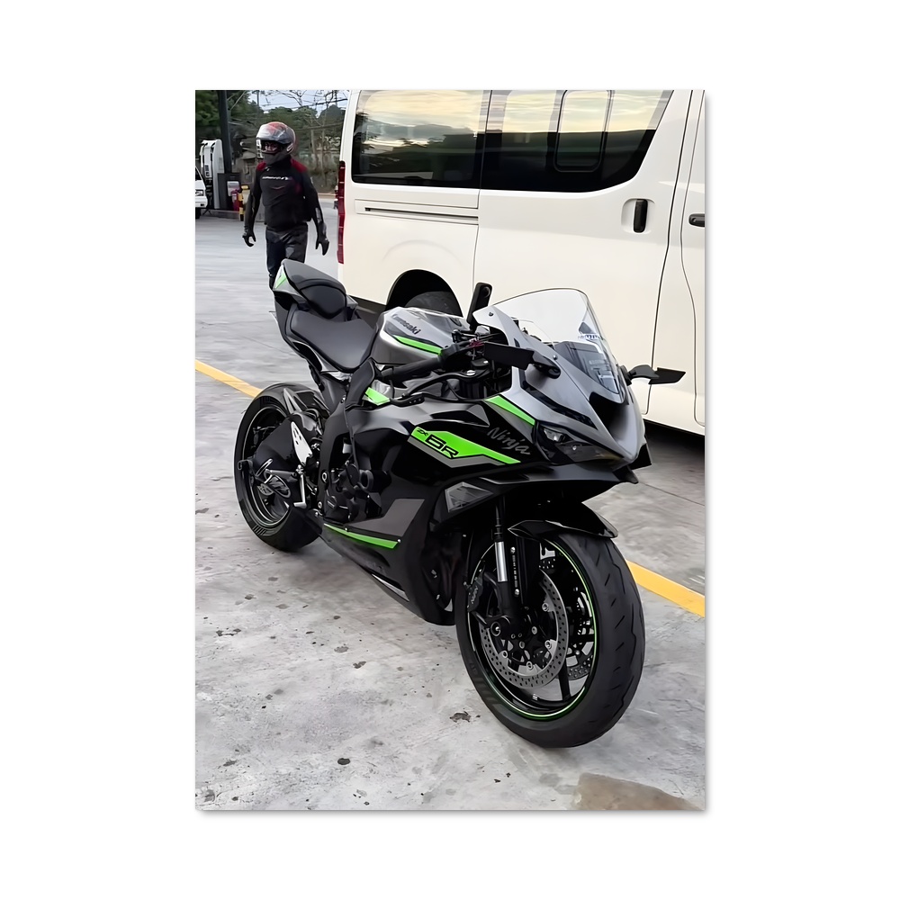 Poster Ninja zx-6r Éclatant